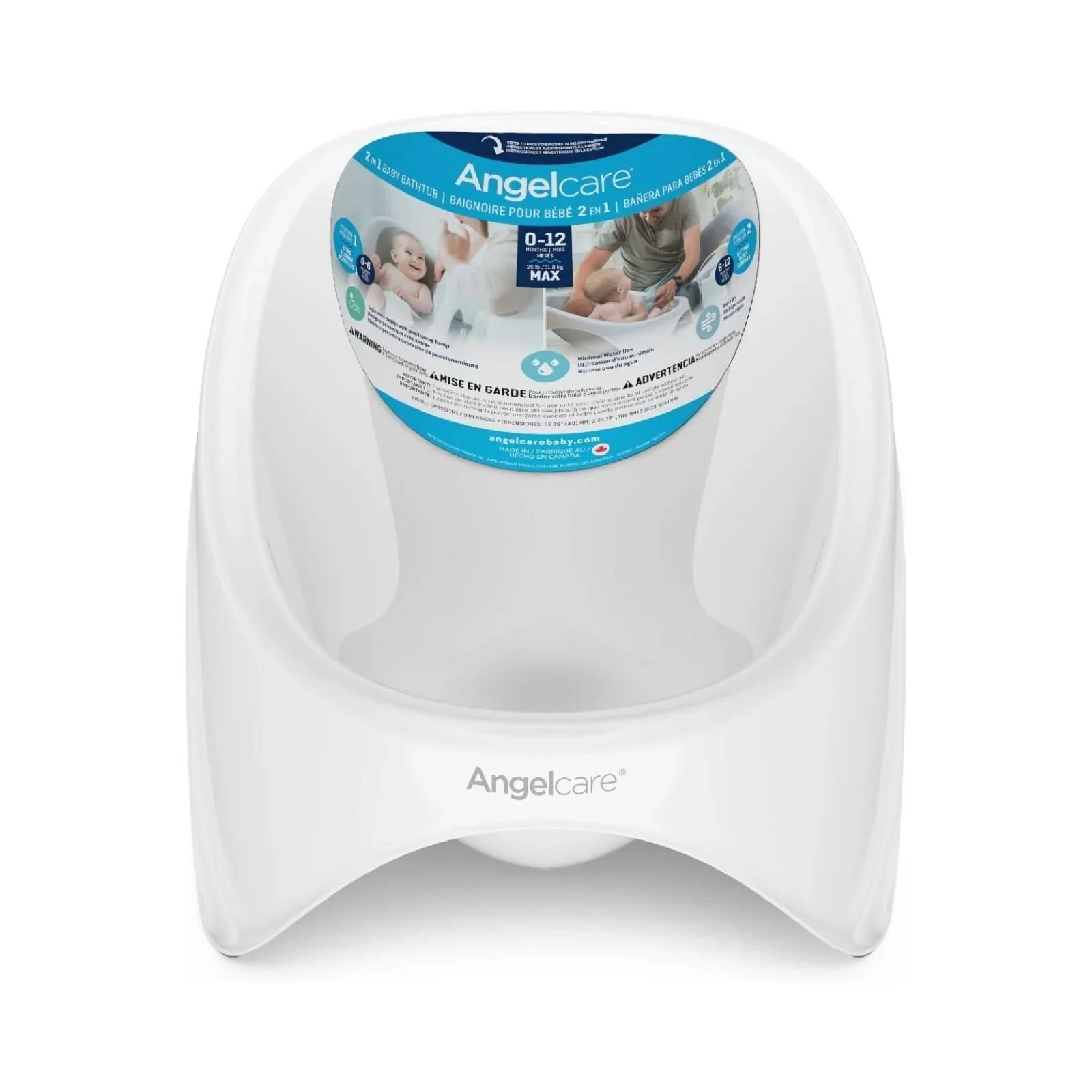 Angelcare Baby 2-in-1 Bath Tub - Image 3