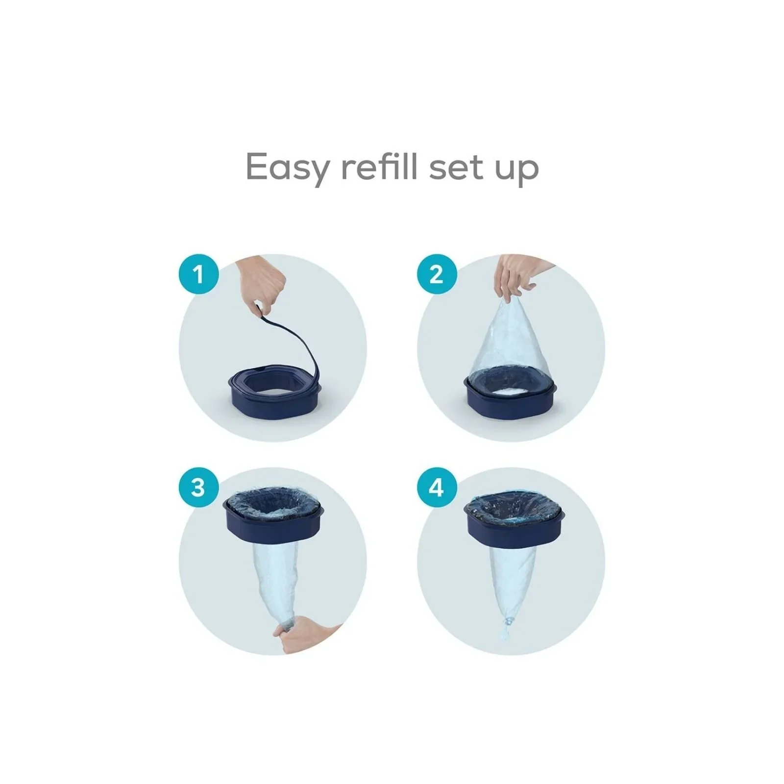Angelcare Octagonal Classic XL Refill Pack of 3 - Image 4