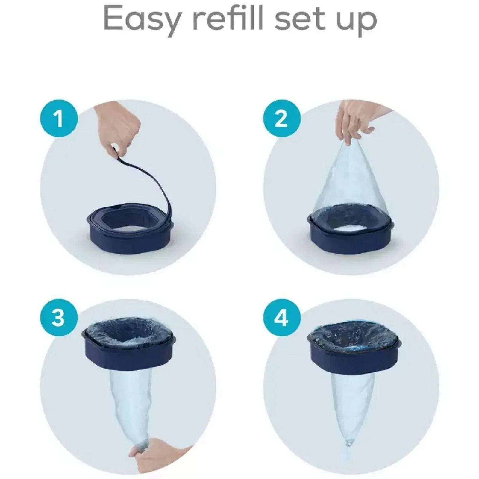 Angelcare Octagonal Classix XL Refill Pack of 8 - Image 4