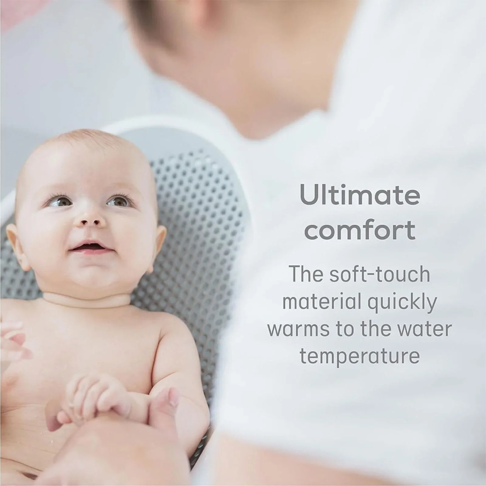 Angelcare Soft Touch Baby Bath Support - Grey - Image 10