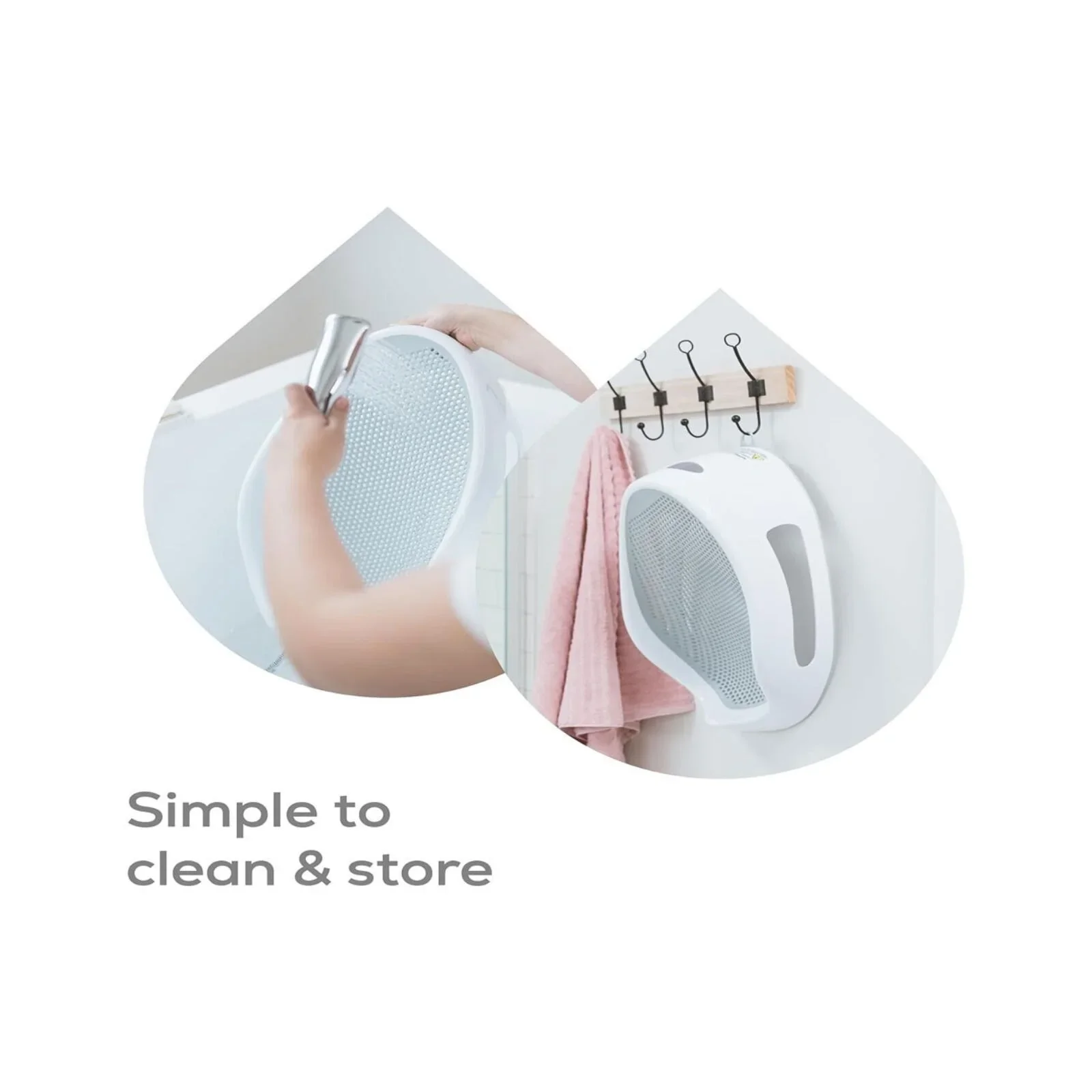 Angelcare Soft Touch Baby Bath Support - Grey - Image 7