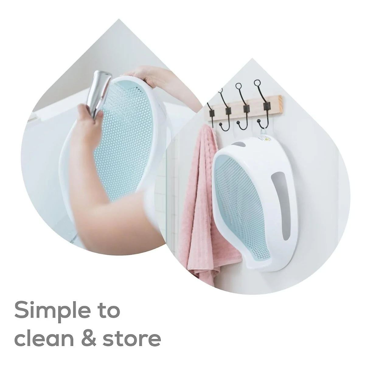 Angelcare Soft-Touch Bath Support Aqua - Image 7