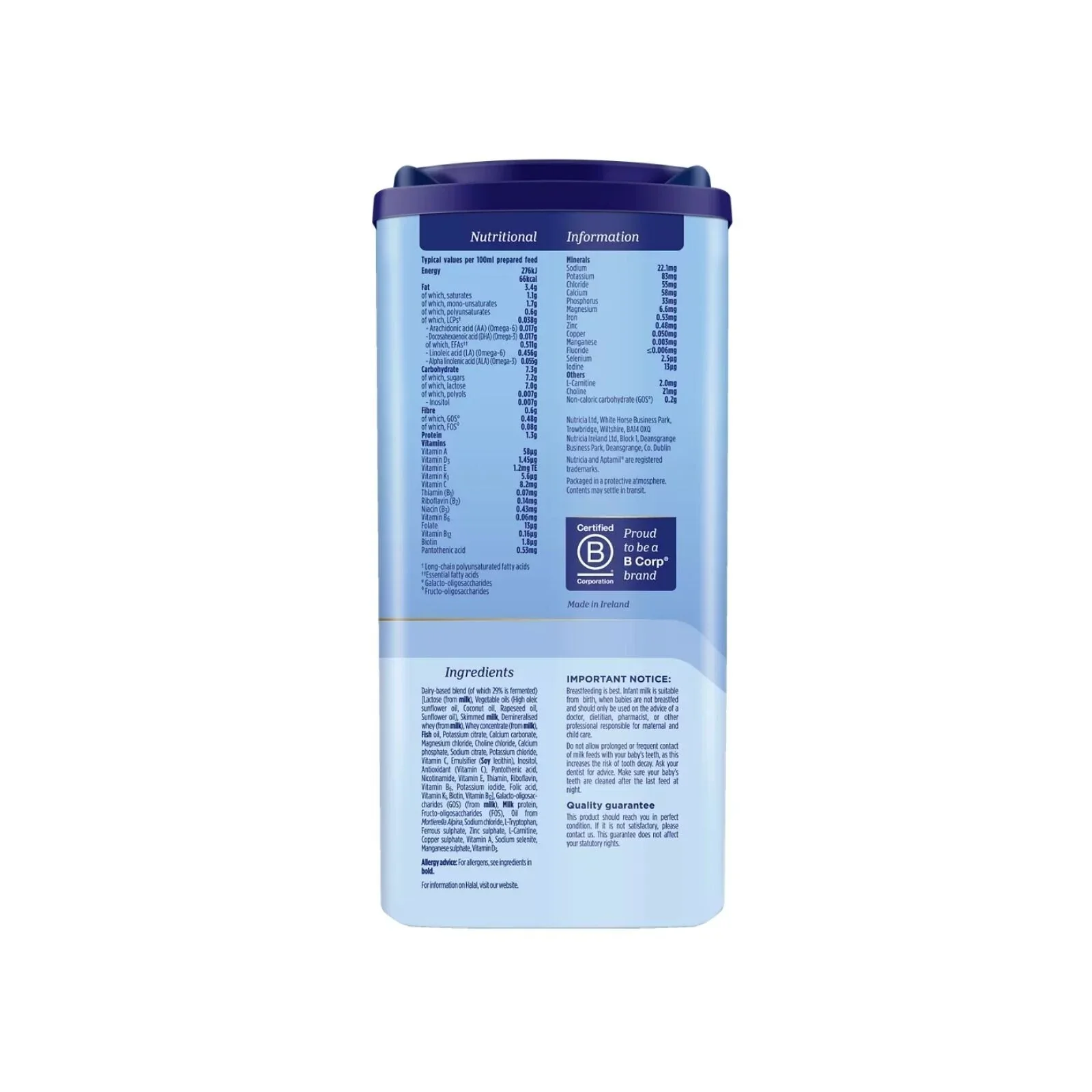 Aptamil 1 First Infant Milk Formula from Birth 800g - Image 5