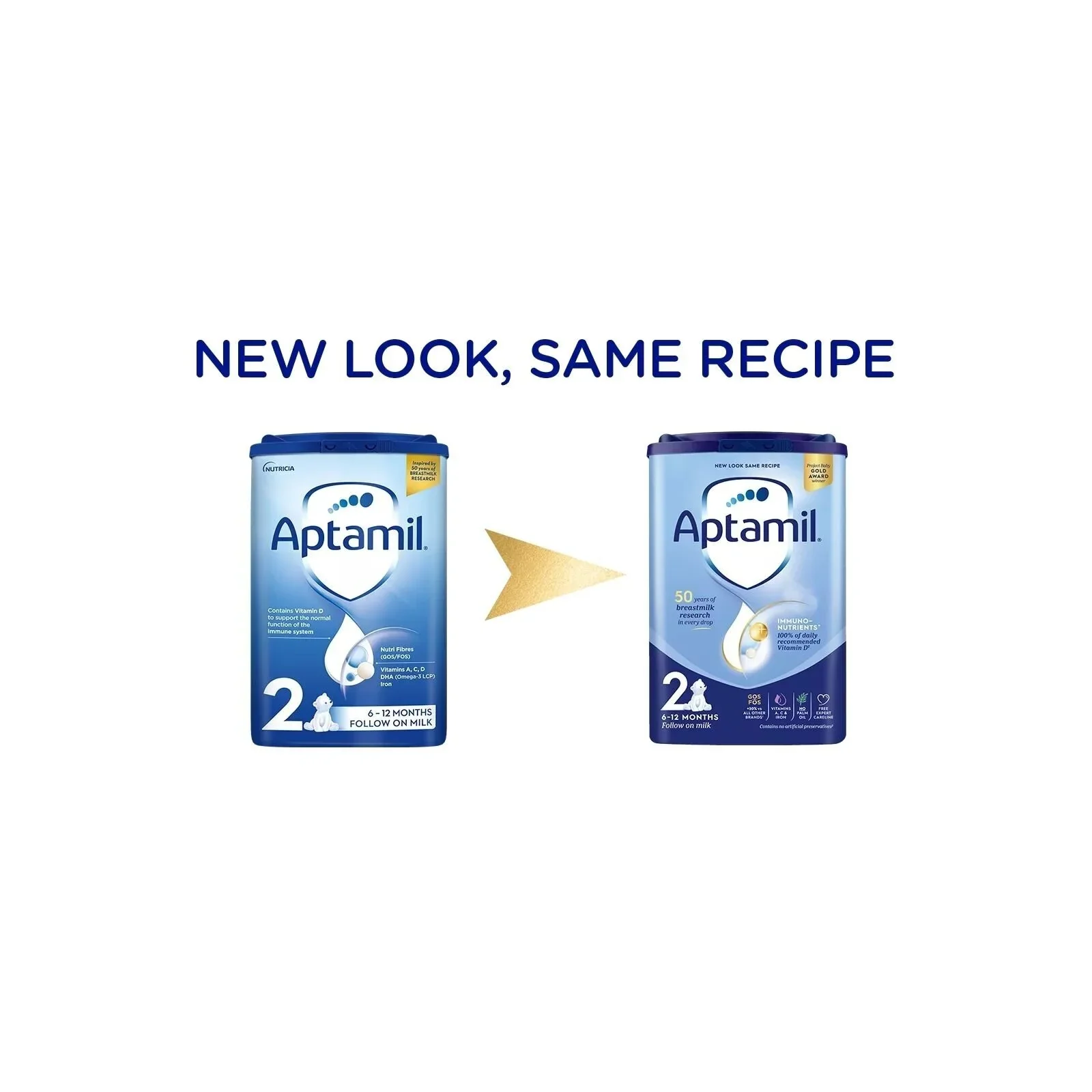 Aptamil 2 Follow On Milk Formula 6-12 months 800g - Image 2