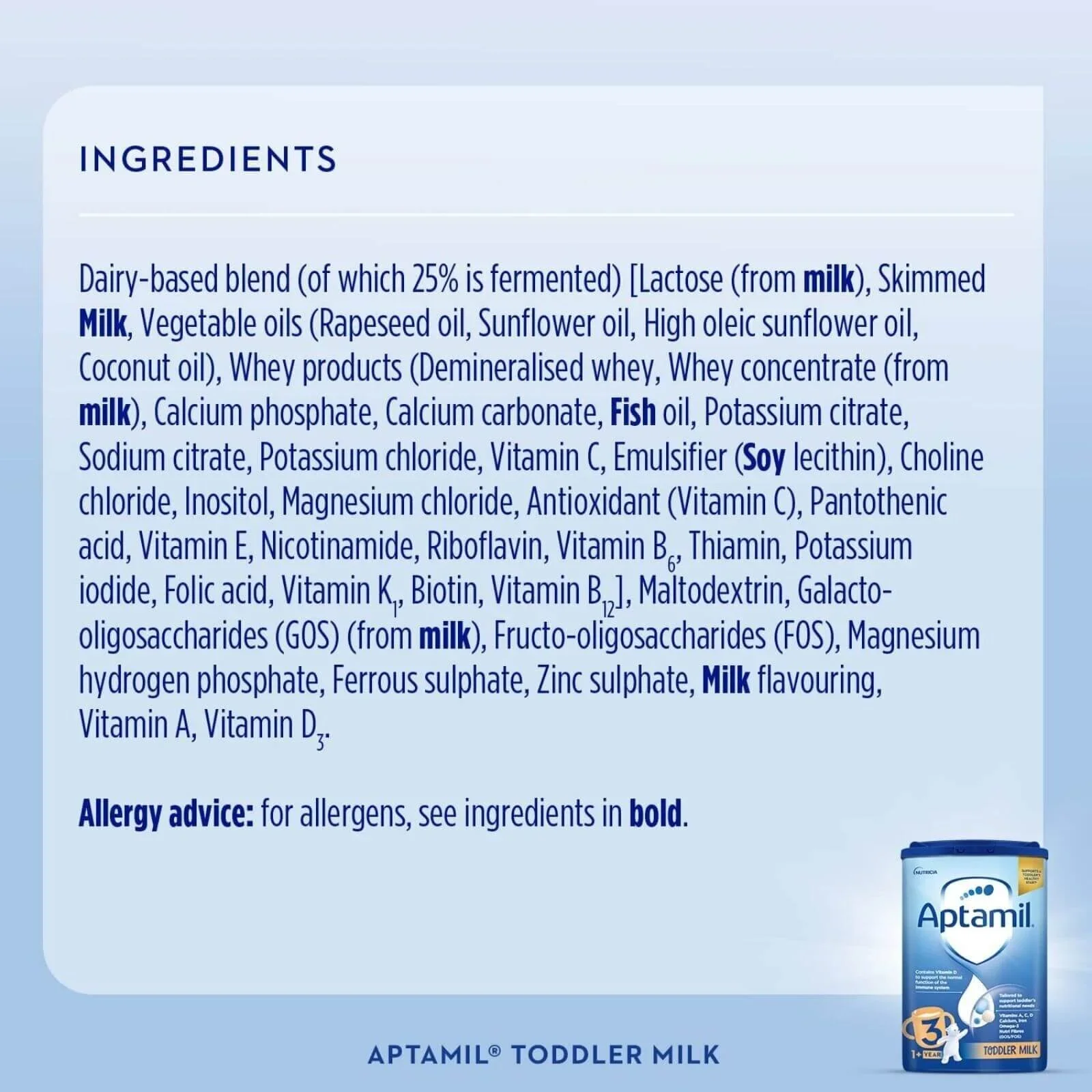 Aptamil 3 Growing Up Milk Formula 1-2 years 800g - Image 5