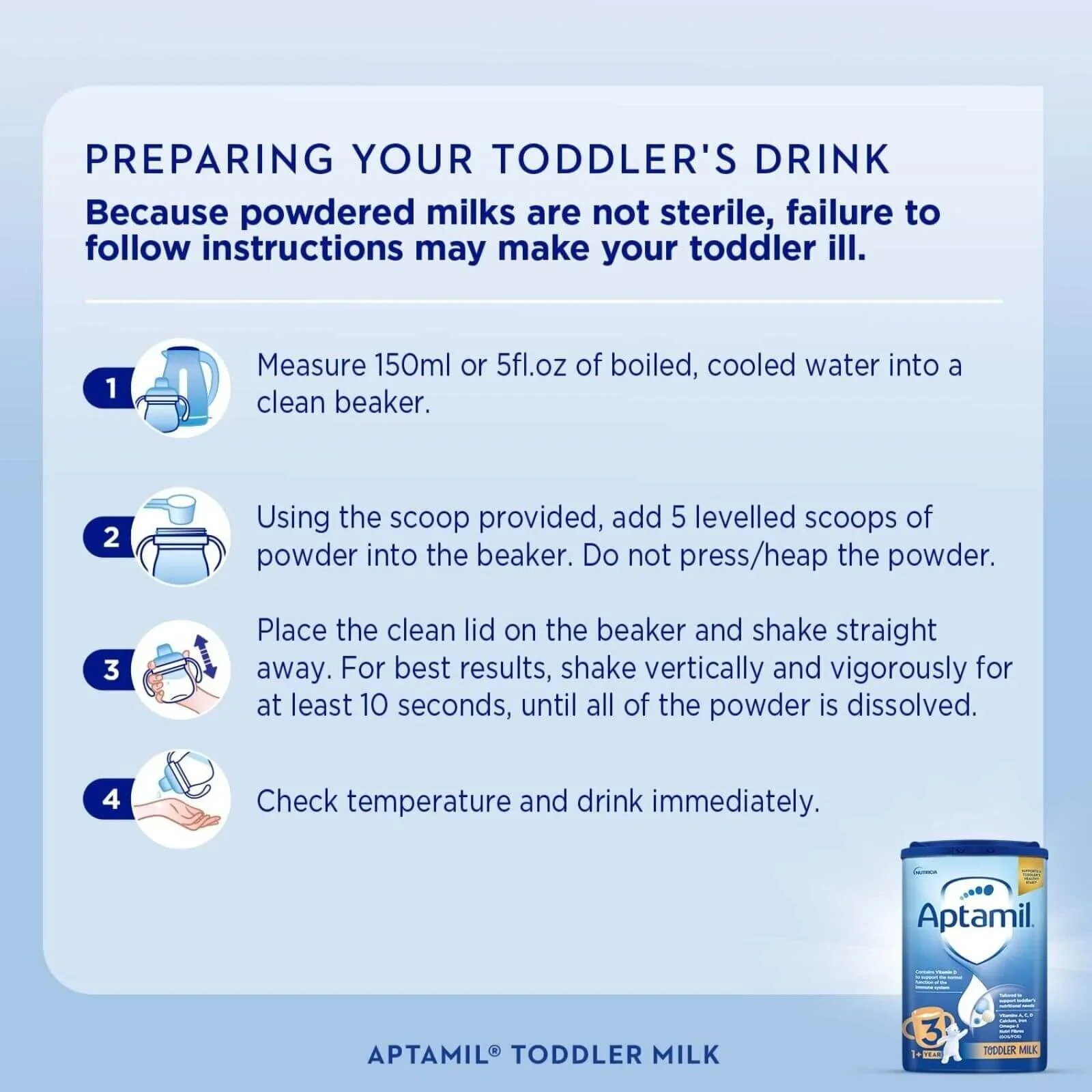 Aptamil 3 Growing Up Milk Formula 1-2 years 800g - Image 6