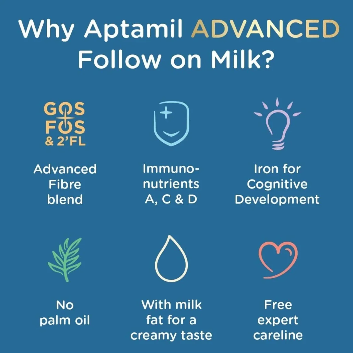 Aptamil Advanced 2 Follow On Milk Formula 6-12 months 800g - Image 2