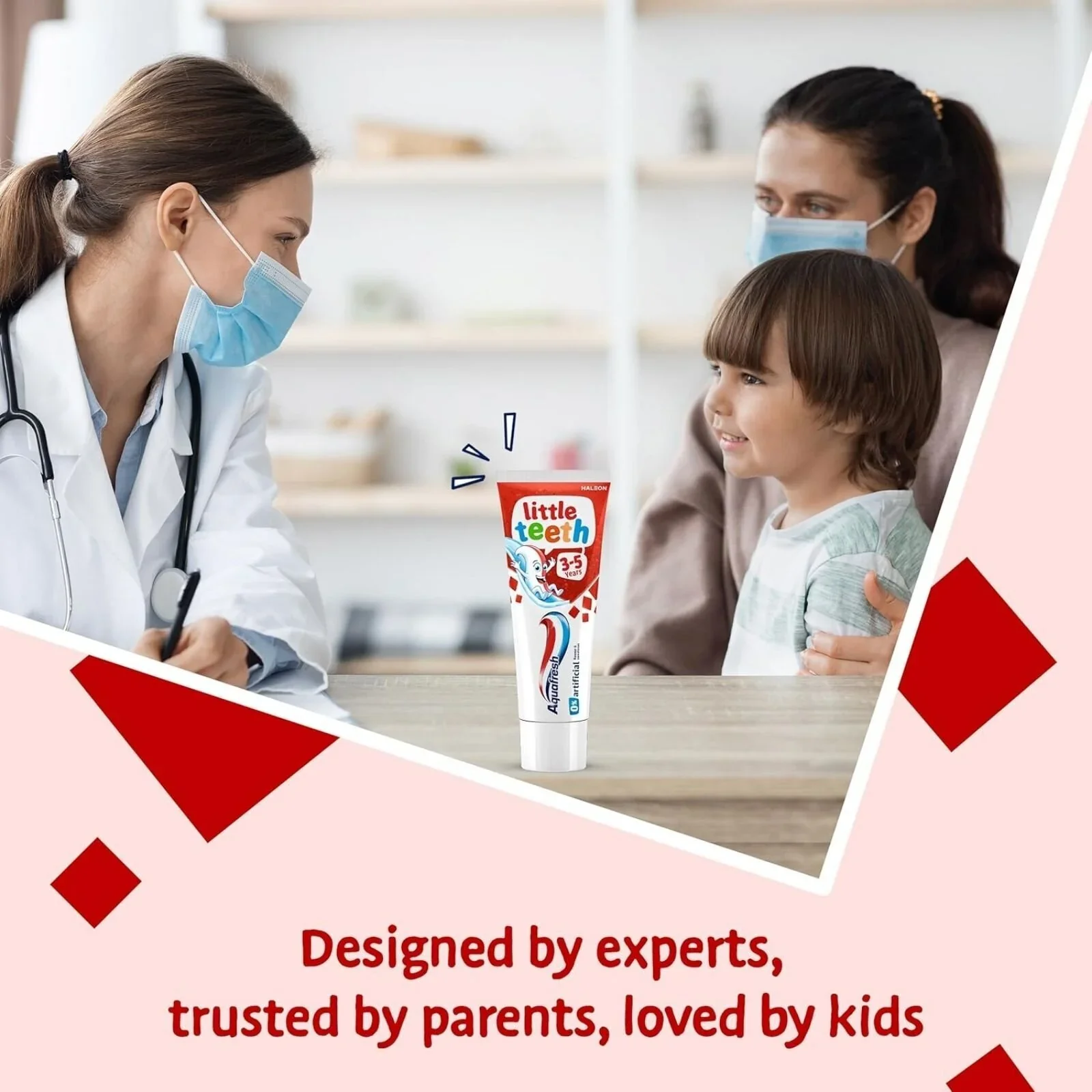 Aquafresh Little Teeth Toothpaste 3-5 years 50ml - Image 2