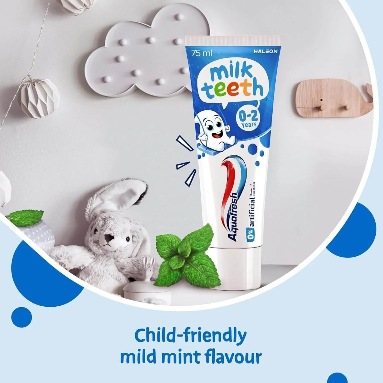 Aquafresh Milk Teeth Toothpaste 0-2 years 50ml - Image 2