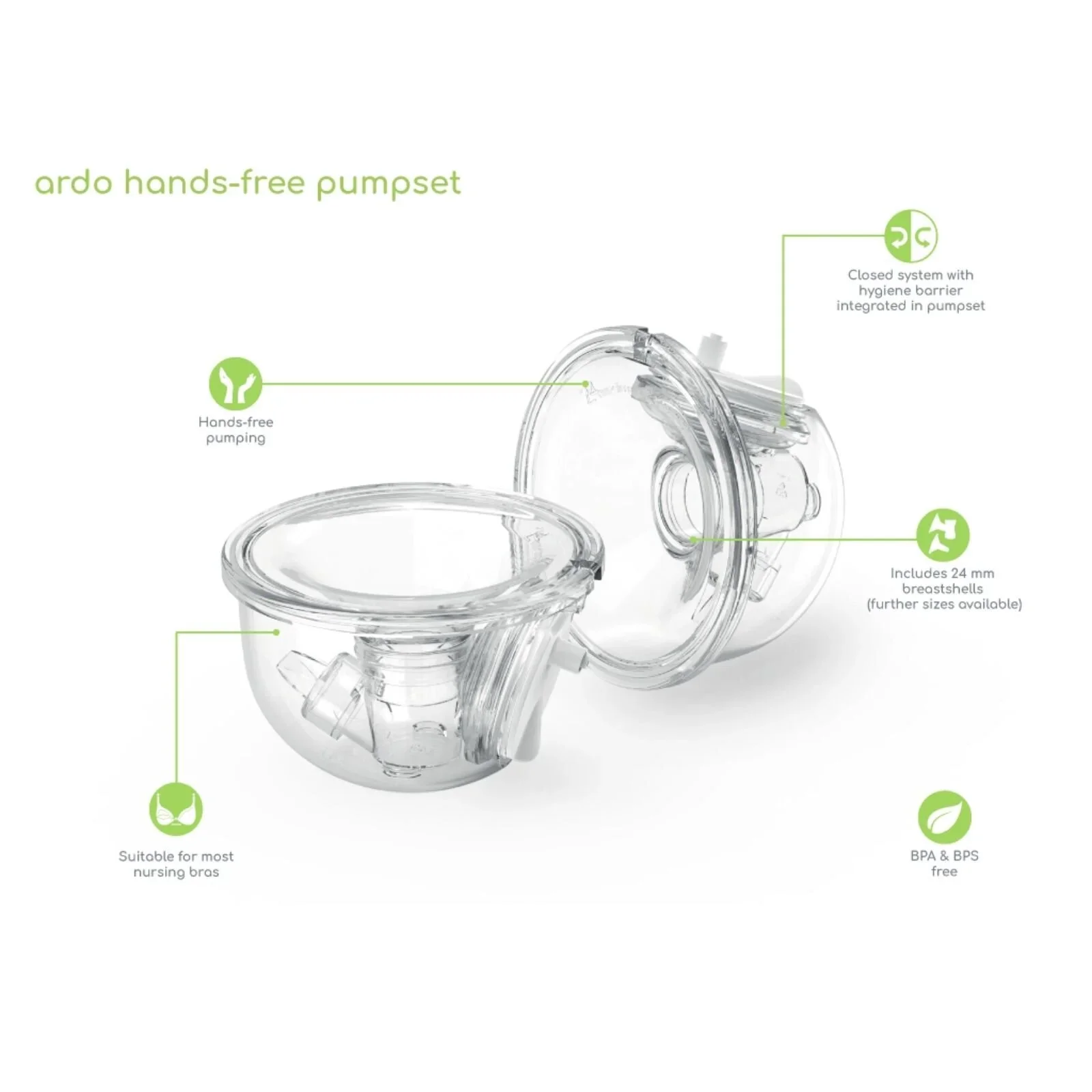 Ardo Hands Free Double Pump Set - Image 3