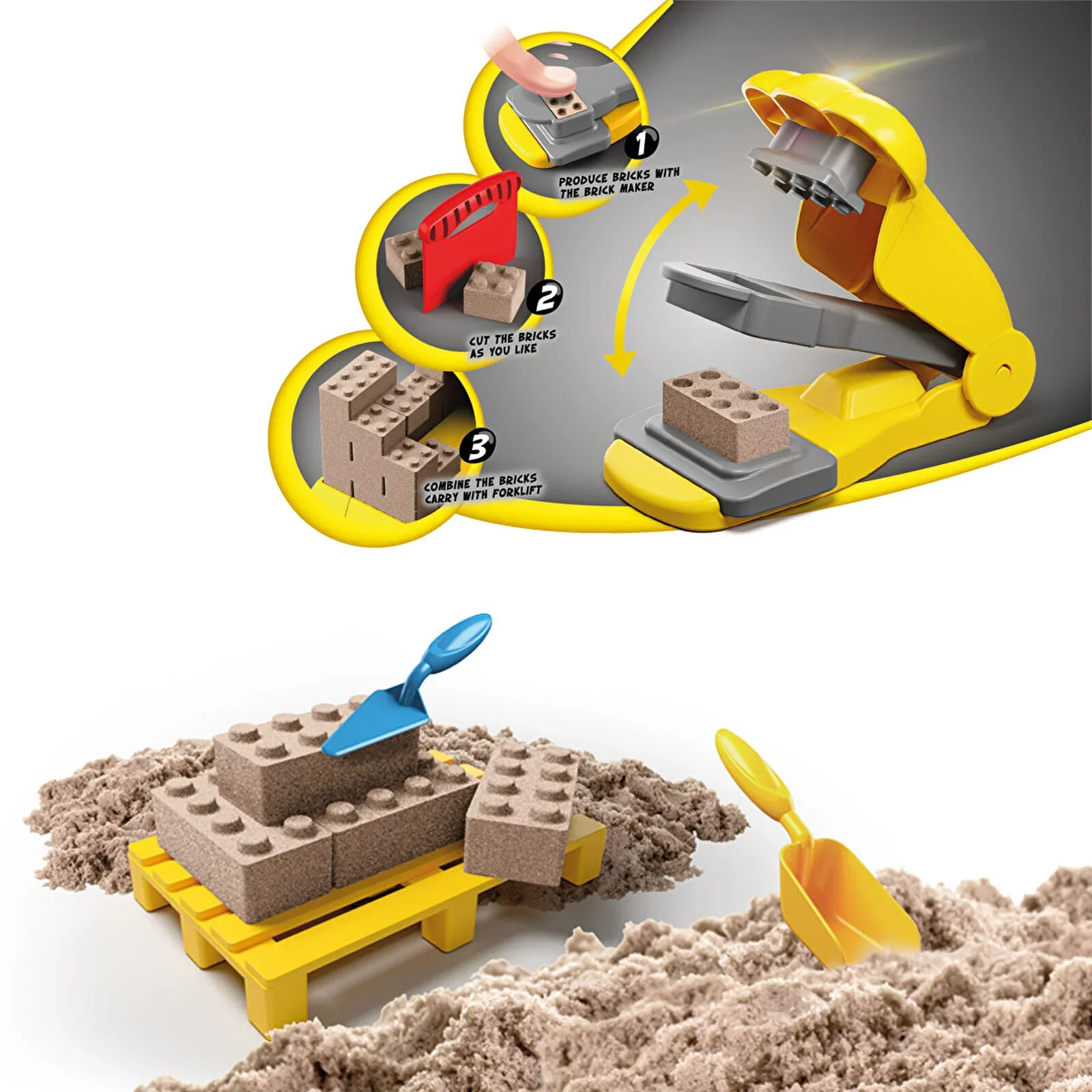 Artcraft Forklift Operator Play Sand Set 750 Gr - Image 5