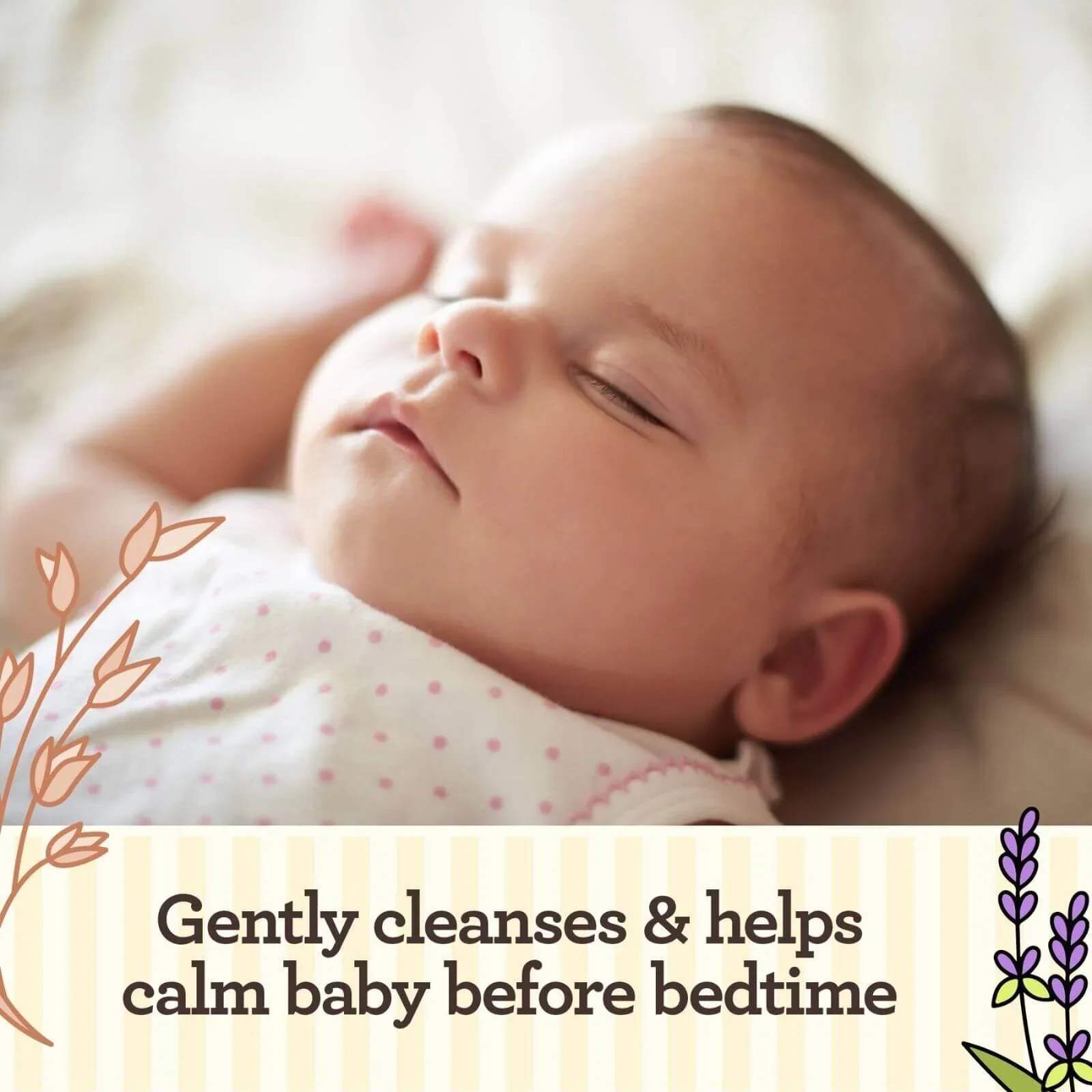 Aveeno Baby Calming Comfort Bedtime Bath and Wash 250ml - Image 2