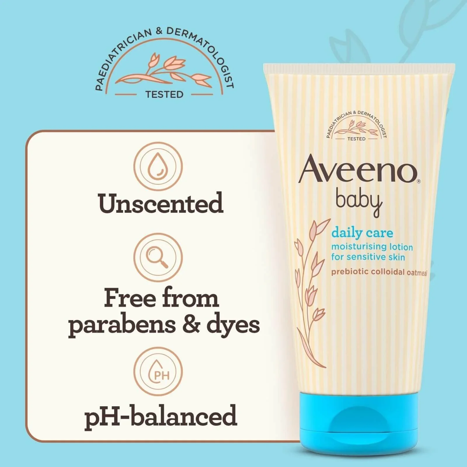 Aveeno Baby Daily Care Moisturising Lotion 150ml - Image 5