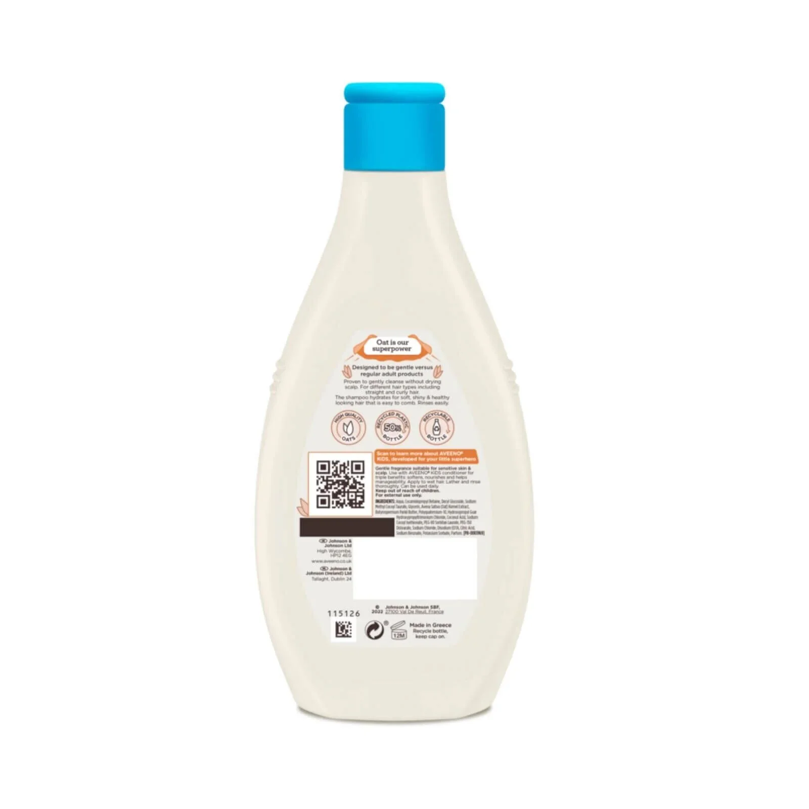 Aveeno Kids Shampoo 250ml - Image 2