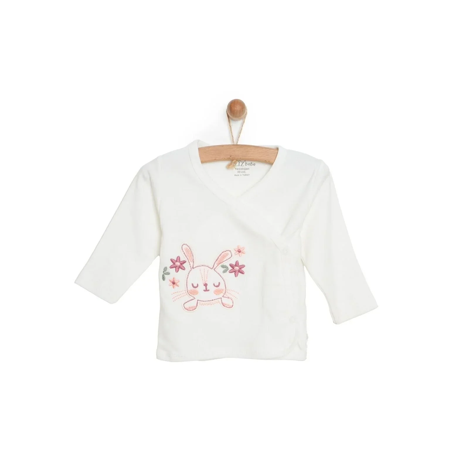 Aziz Bebe Girl 5 Piece Newborn Set - Ecru - Image 2