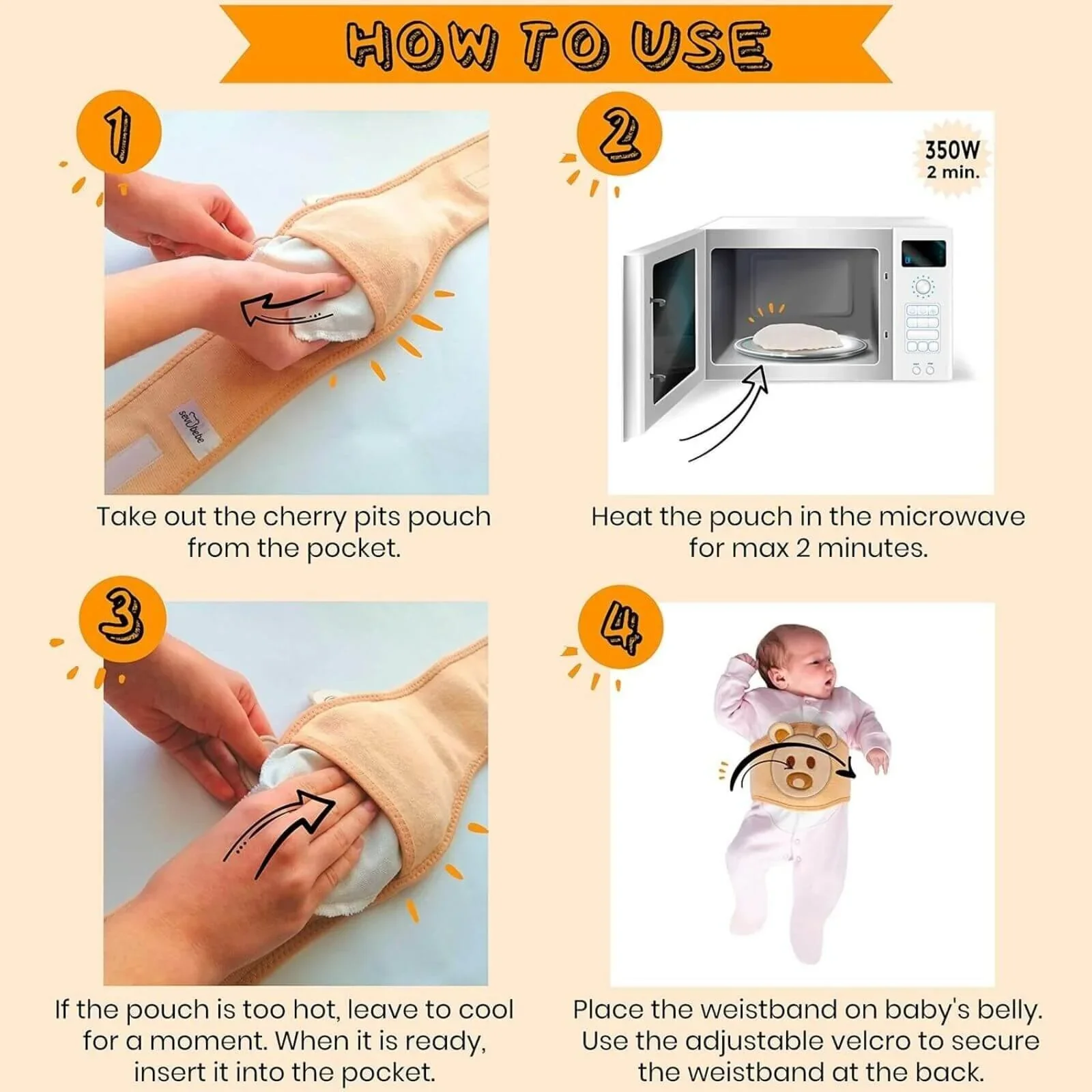 Belly Band for Relieving Gas Pains of the Baby - Image 5