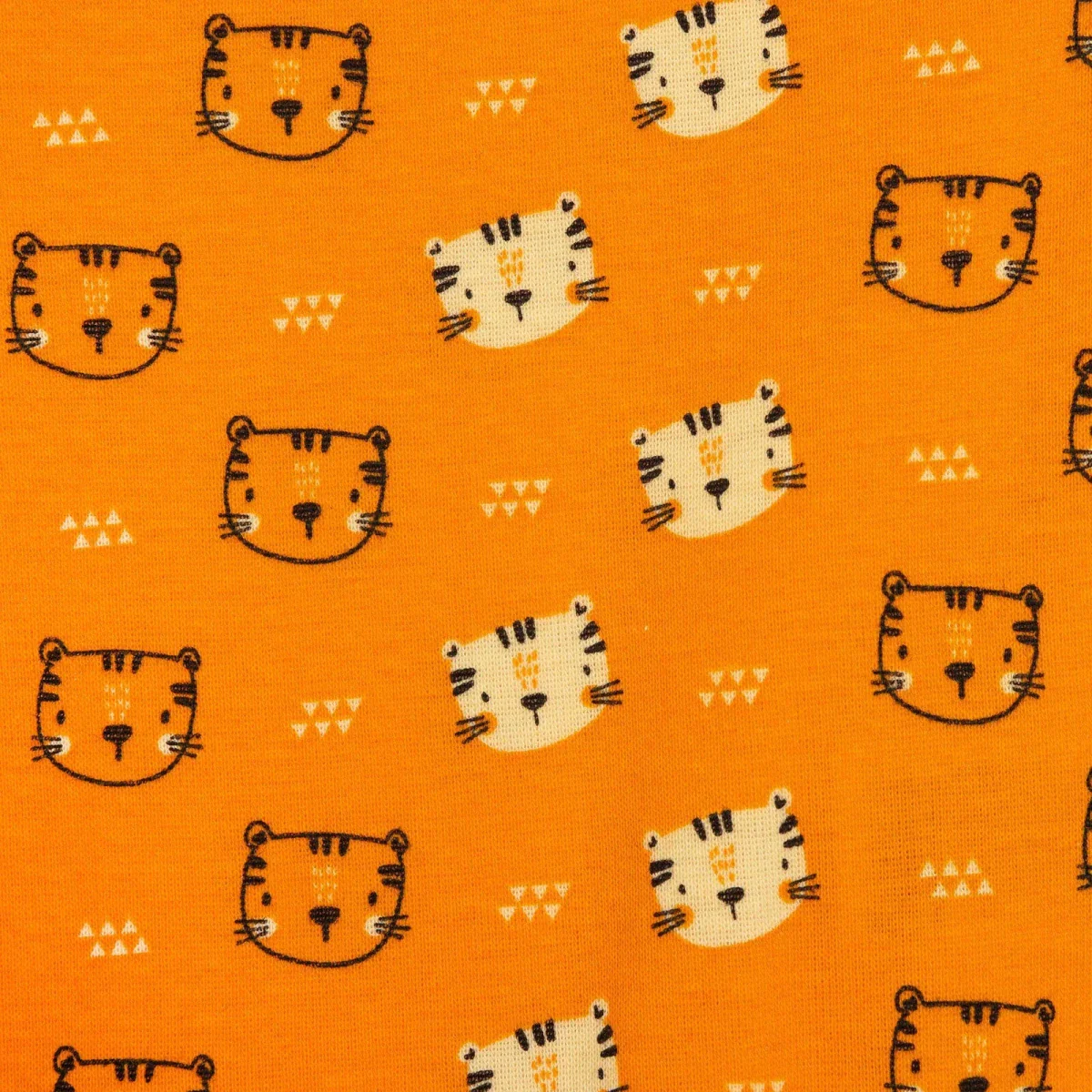 HelloBaby Boys Pack of 2 Bodysuits Animal Print - Orange - Image 6