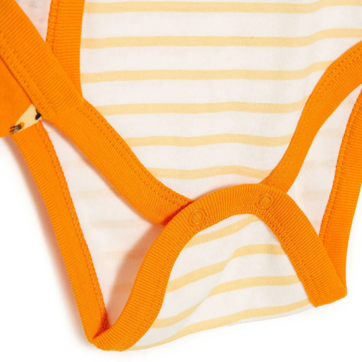 HelloBaby Boys Pack of 2 Bodysuits Animal Print - Orange - Image 8