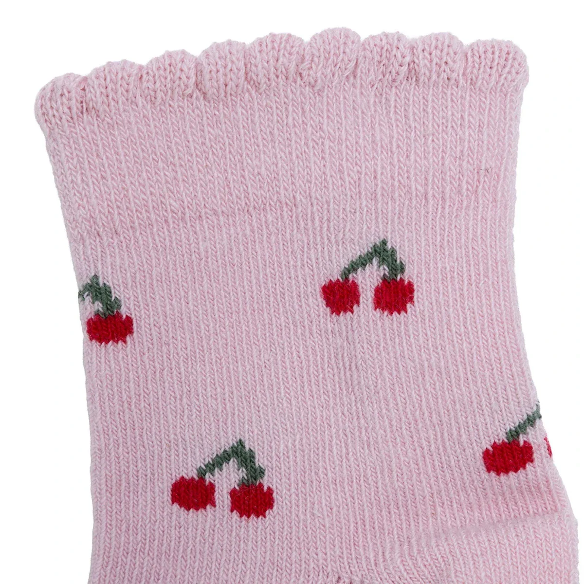 HelloBaby Boys Pack of 3 Ankle Socks Fruit Print Cotton Rich - Ecru Printed - Image 3