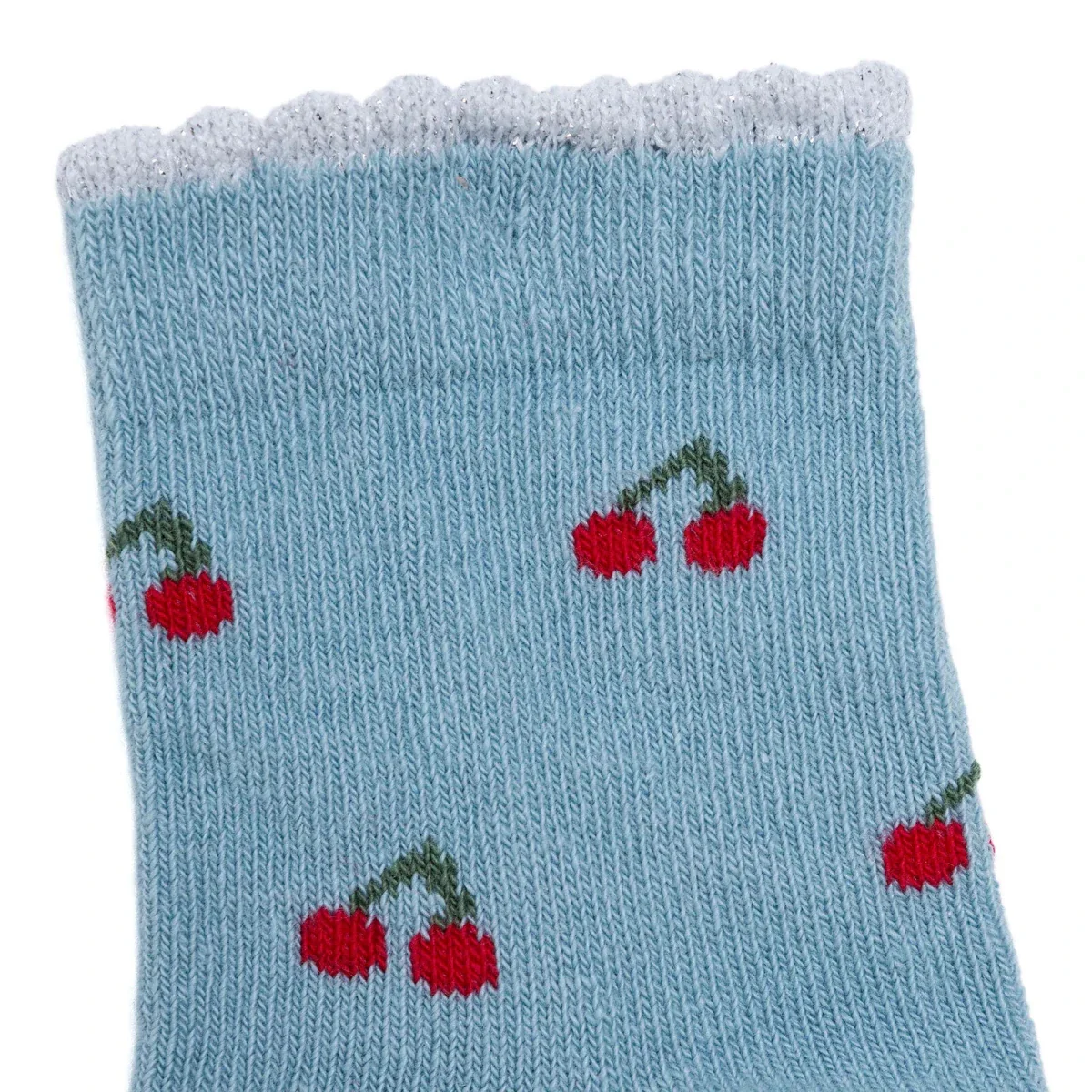 HelloBaby Boys Pack of 3 Ankle Socks Fruit Print Cotton Rich - Ecru Printed - Image 4