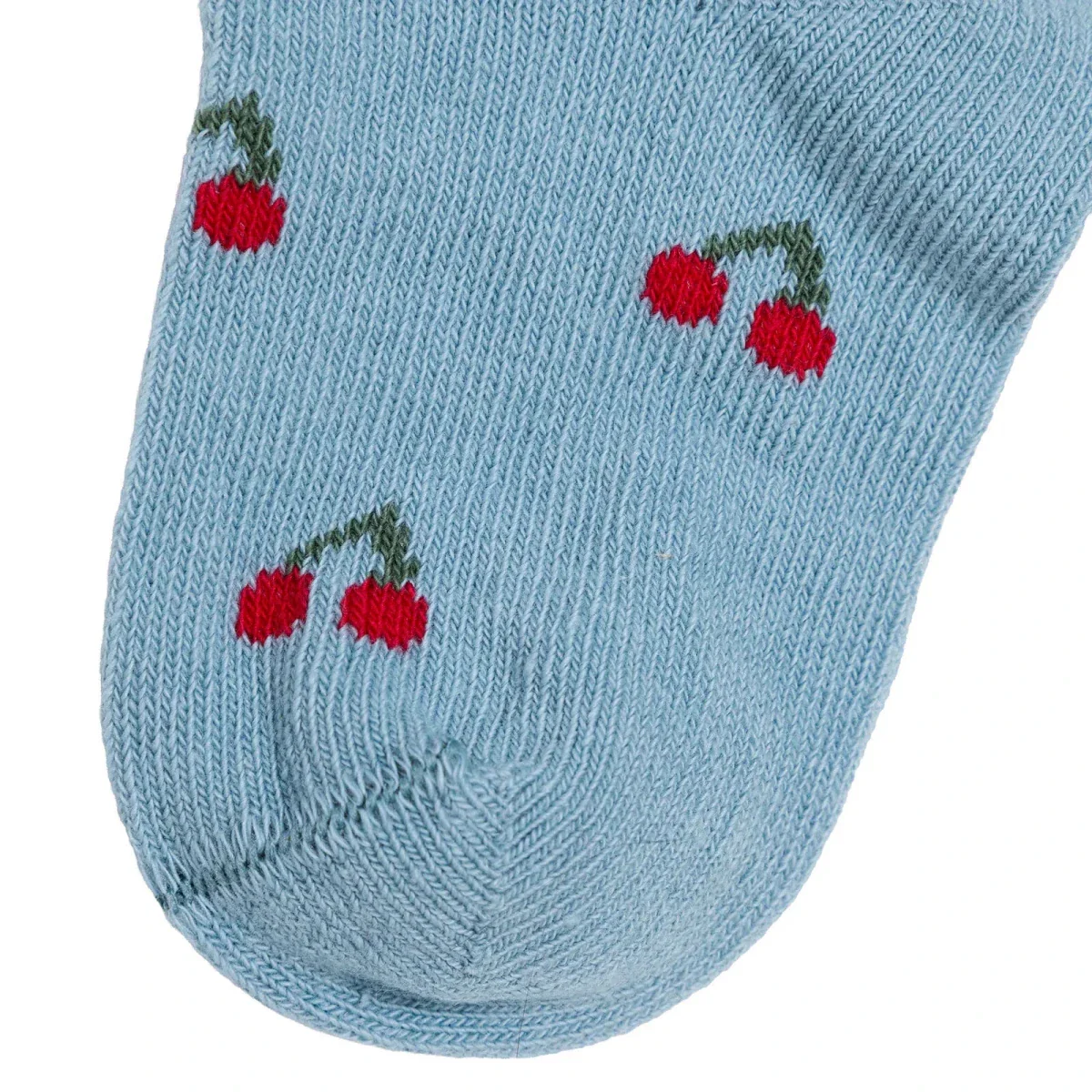HelloBaby Boys Pack of 3 Ankle Socks Fruit Print Cotton Rich - Ecru Printed - Image 6