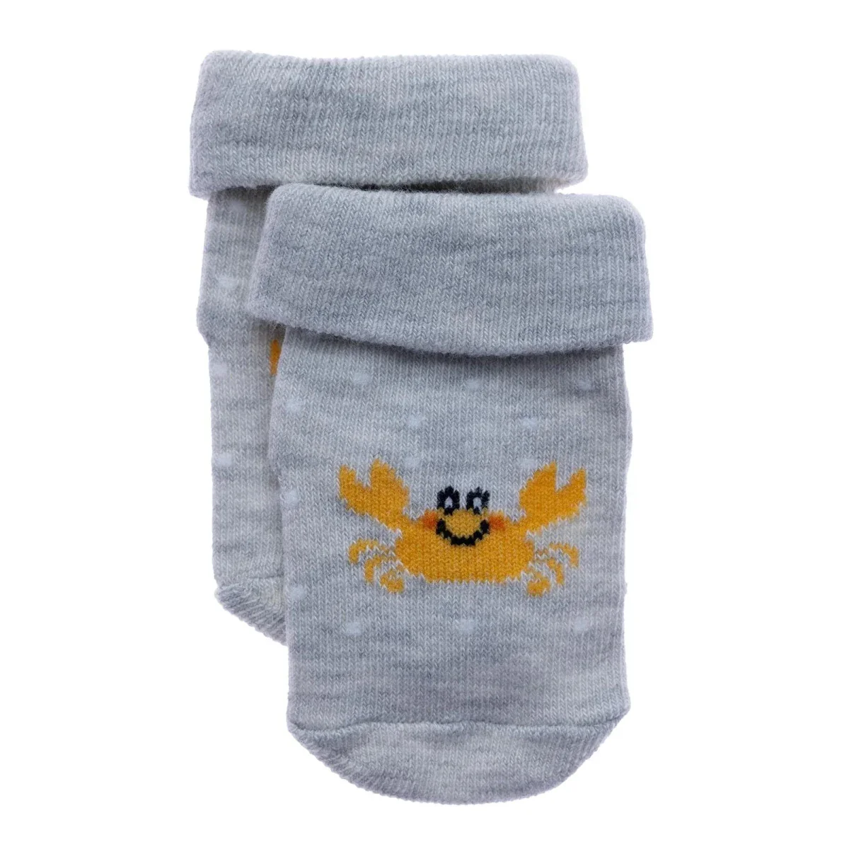 HelloBaby Boys Pack of 3 Rolled-Edge Socks Cotton Rich - Blue - Image 5