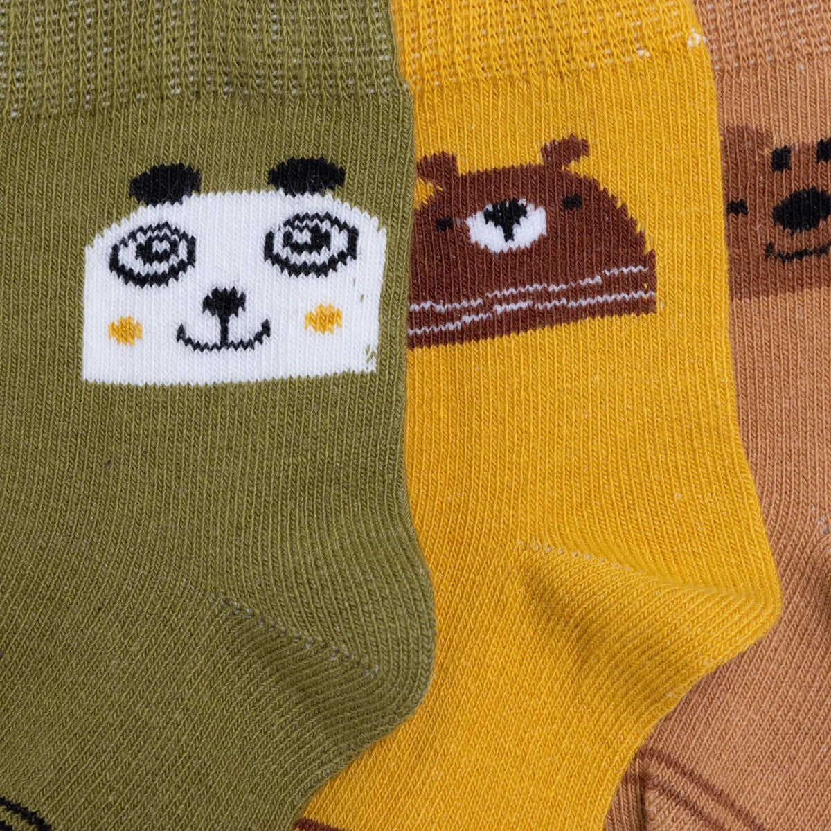 HelloBaby Boys Pack of 5 Ankle Socks Dinosaur Print Cotton Rich - Green - Image 4