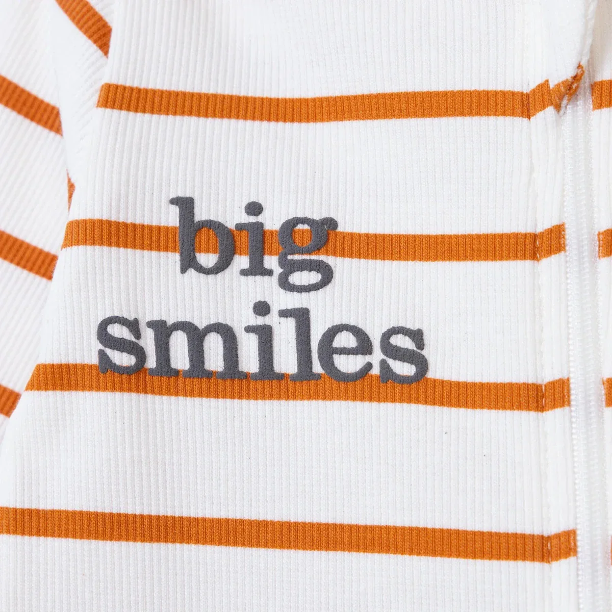 HelloBaby Boys Footed Sleepsuit Striped - Ecru - Image 7