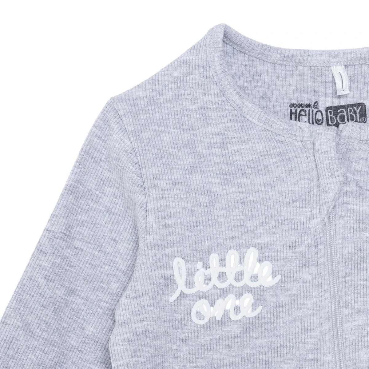 HelloBaby Boys Footed Sleepsuit - Grey - Image 4