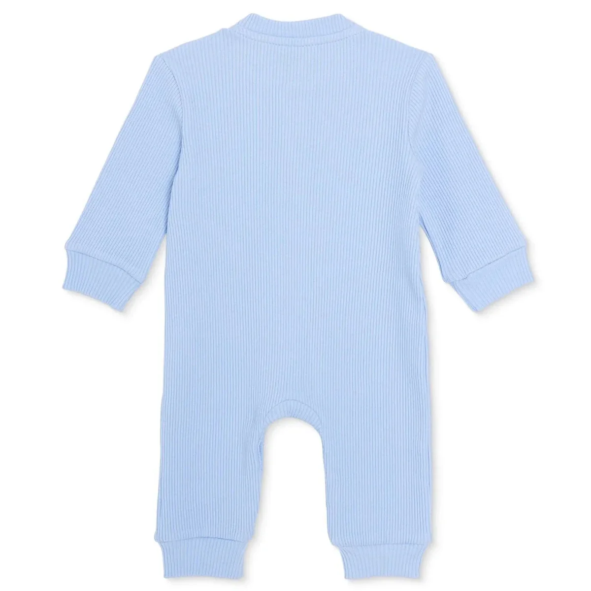 HelloBaby Boys Footless Sleepsuit Floral Print - Blue - Image 2