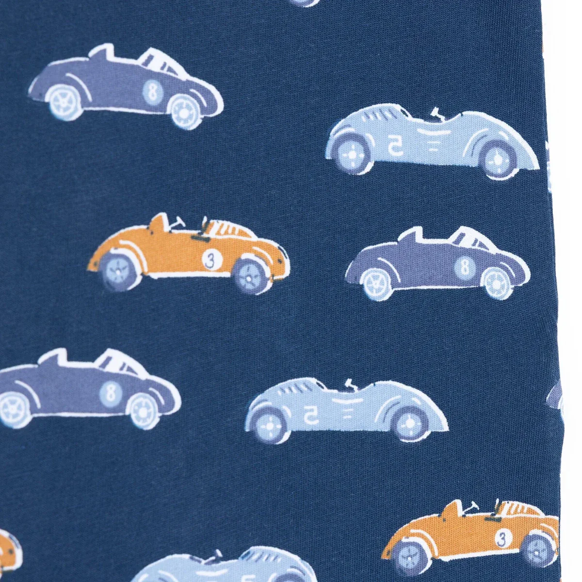 HelloBaby Boys Short Romper Vehicle Print - Navy Printed - Image 5