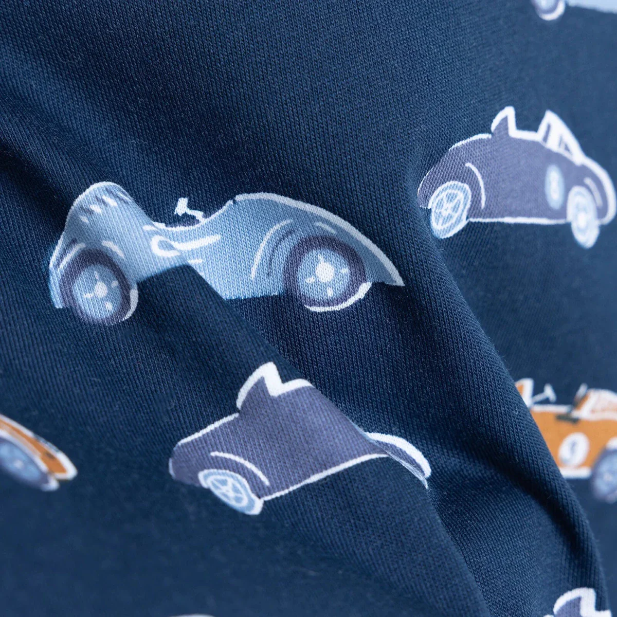 HelloBaby Boys Short Romper Vehicle Print - Navy Printed - Image 7