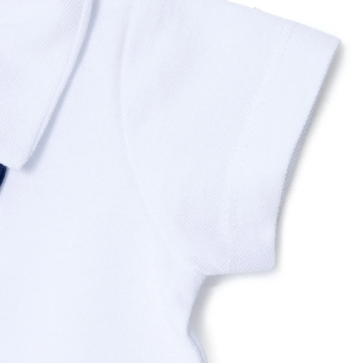 HelloBaby Boys Short-Sleeve Bodysuit Car Print Polo Collar - Ecru - Image 4