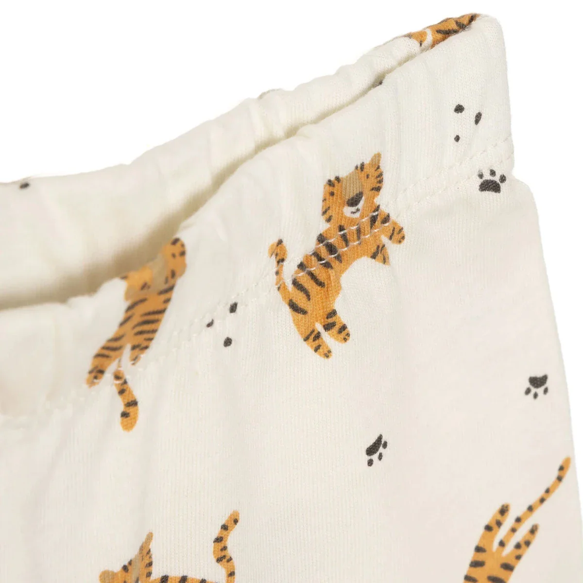 HelloBaby Boys Pyjamas Set Animal Print Short Sleeve - Ecru - Image 4