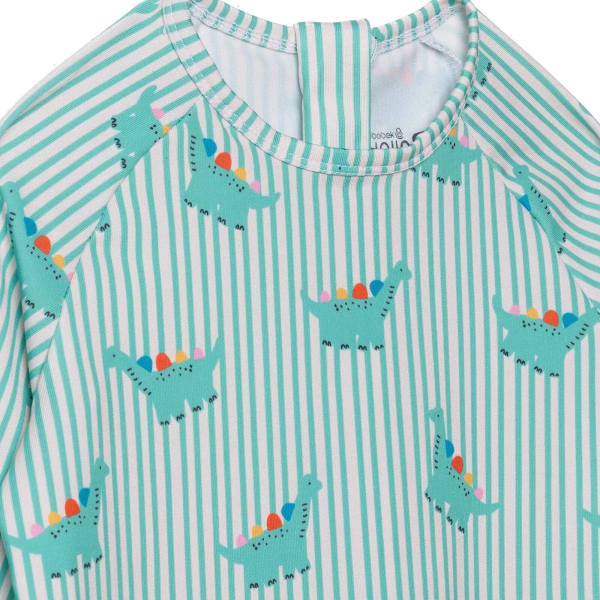 HelloBaby Boys Swimsuit Dinosaur Print - Green - Image 4