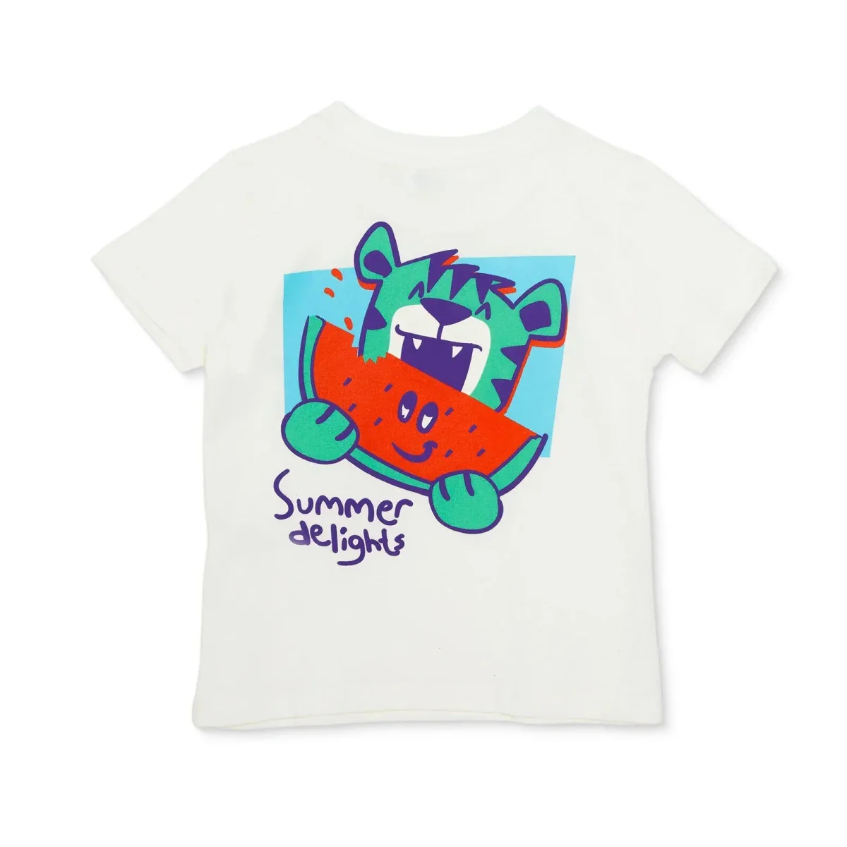 HelloBaby Boys T-shirt Fruit Print - White - Image 2