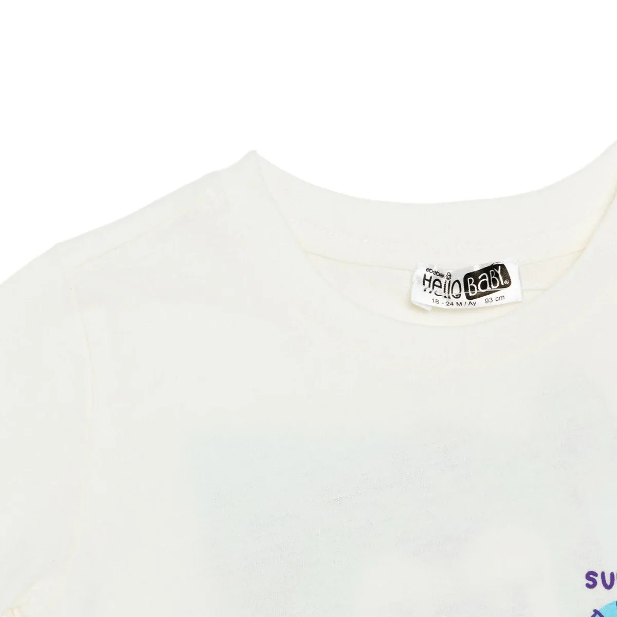 HelloBaby Boys T-shirt Fruit Print - White - Image 3