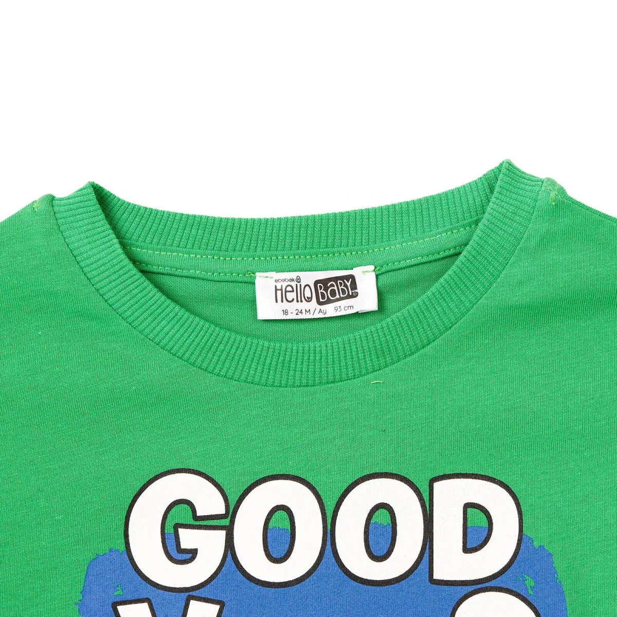 HelloBaby Boys T-shirt Palm Print - Green - Image 3