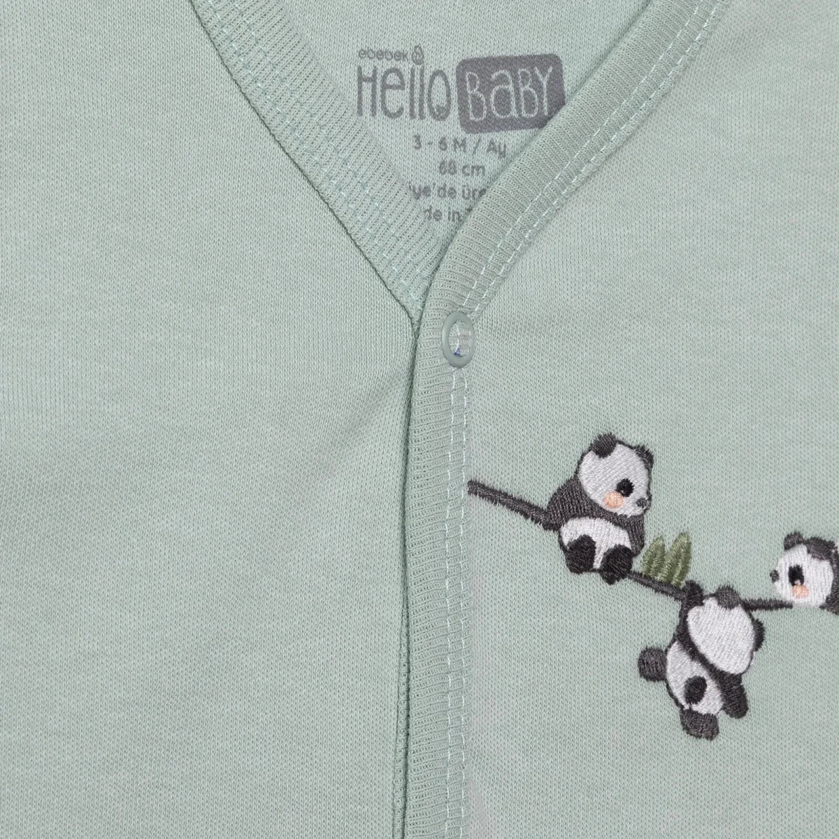 HelloBaby Boys Waistcoat Animal Print - Green - Image 3