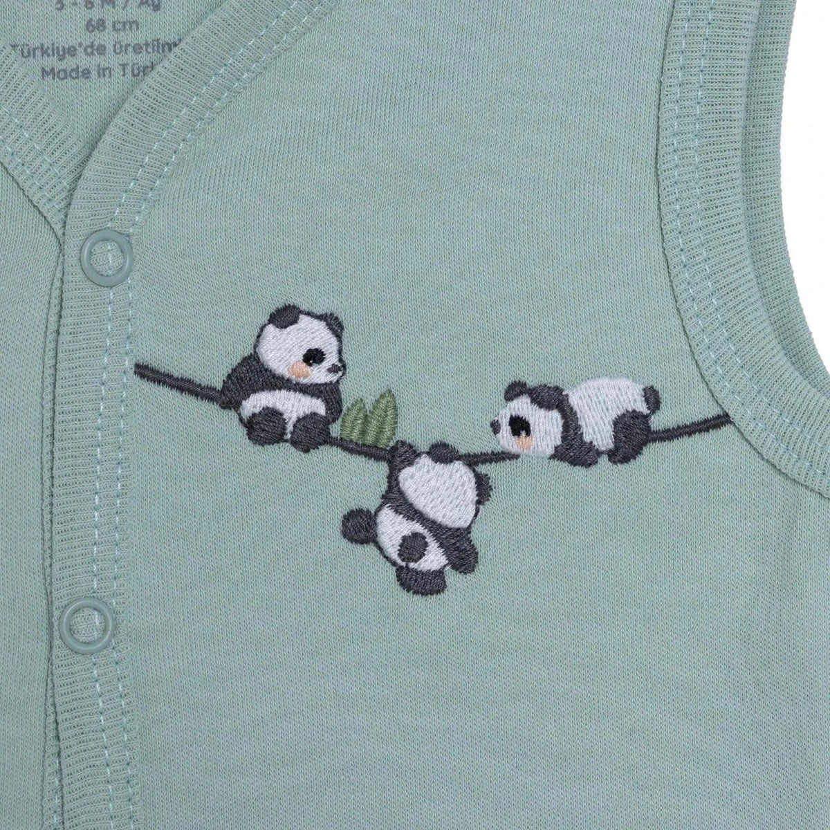 HelloBaby Boys Waistcoat Animal Print - Green - Image 4