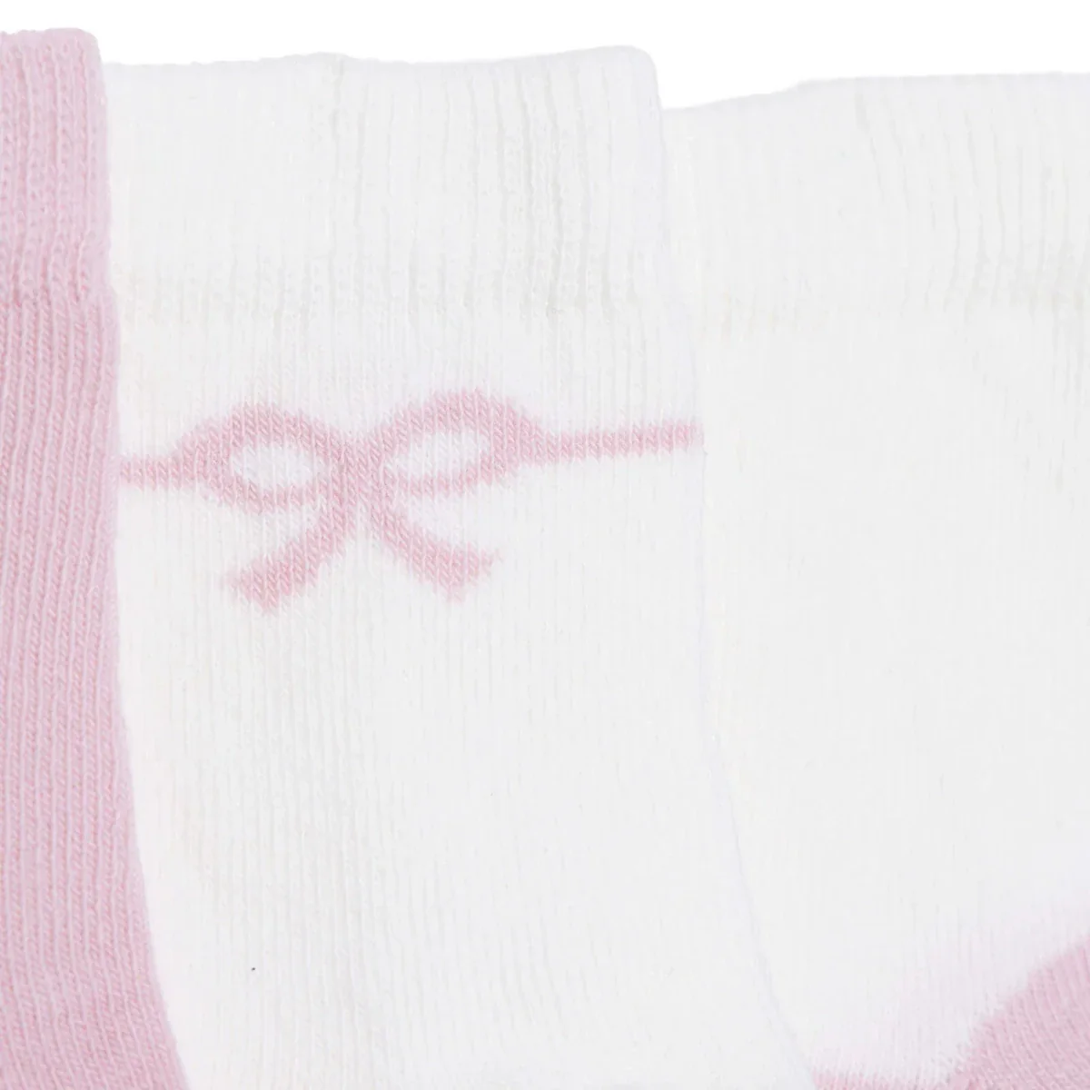 HelloBaby Girls Pack of 3 Ankle Socks Bow Print Cotton Rich - Pink - Image 5