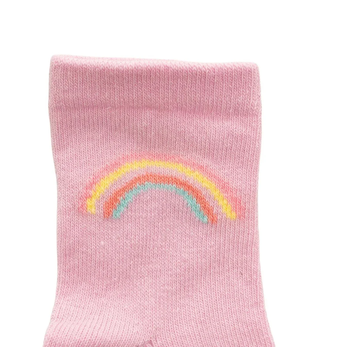 HelloBaby Girls Pack of 5 Ankle Socks Polka Dot Print Cotton Rich - Pink - Image 3