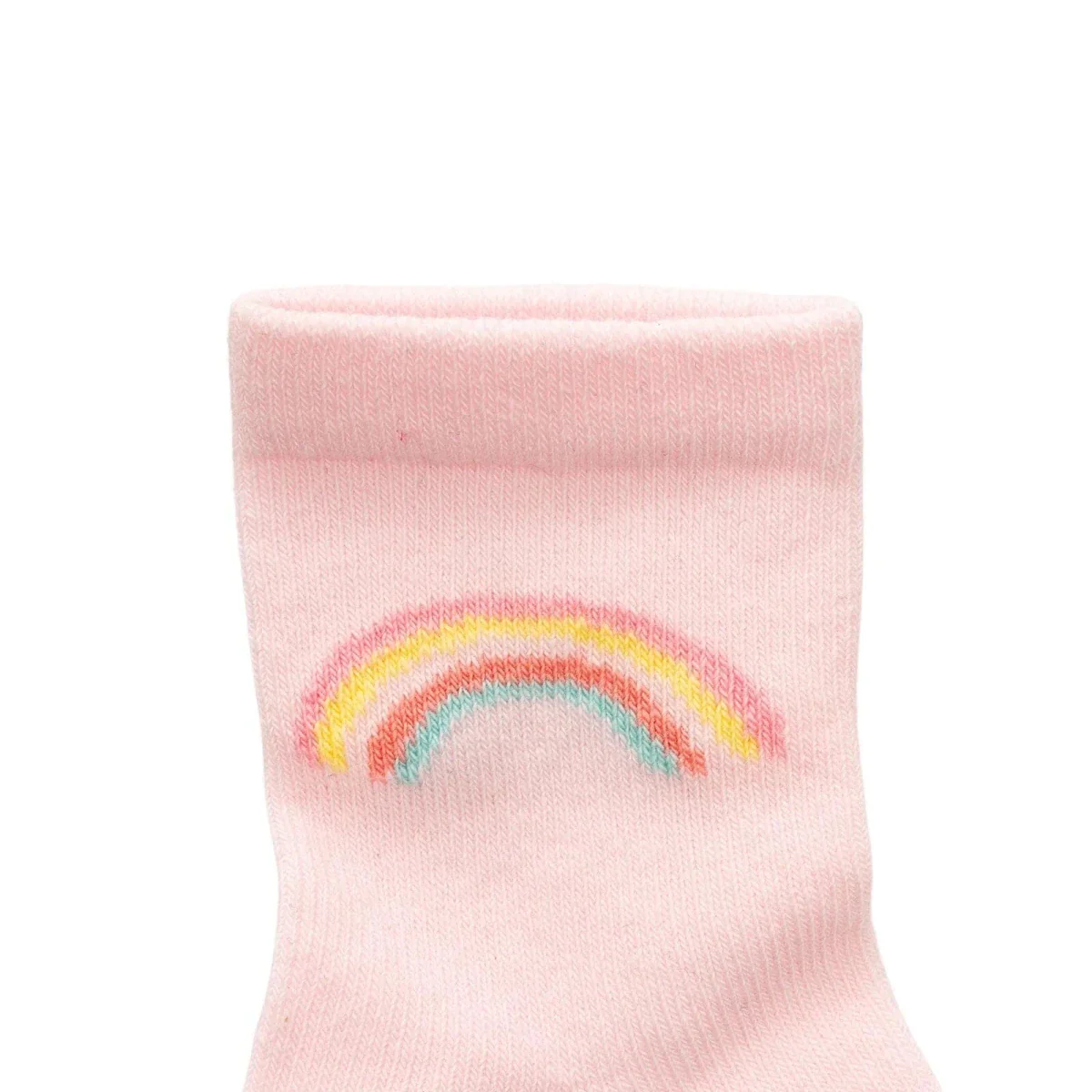 HelloBaby Girls Pack of 5 Ankle Socks Polka Dot Print Cotton Rich - Pink - Image 4