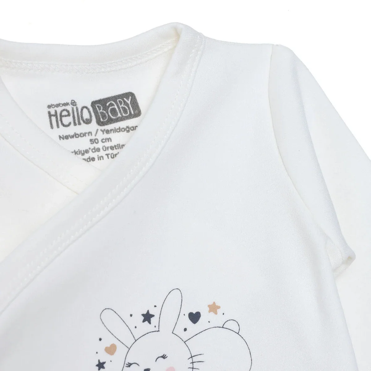 HelloBaby Girls 100% Cotton 5-Piece Hospital Gift Set - Ecru - Image 5