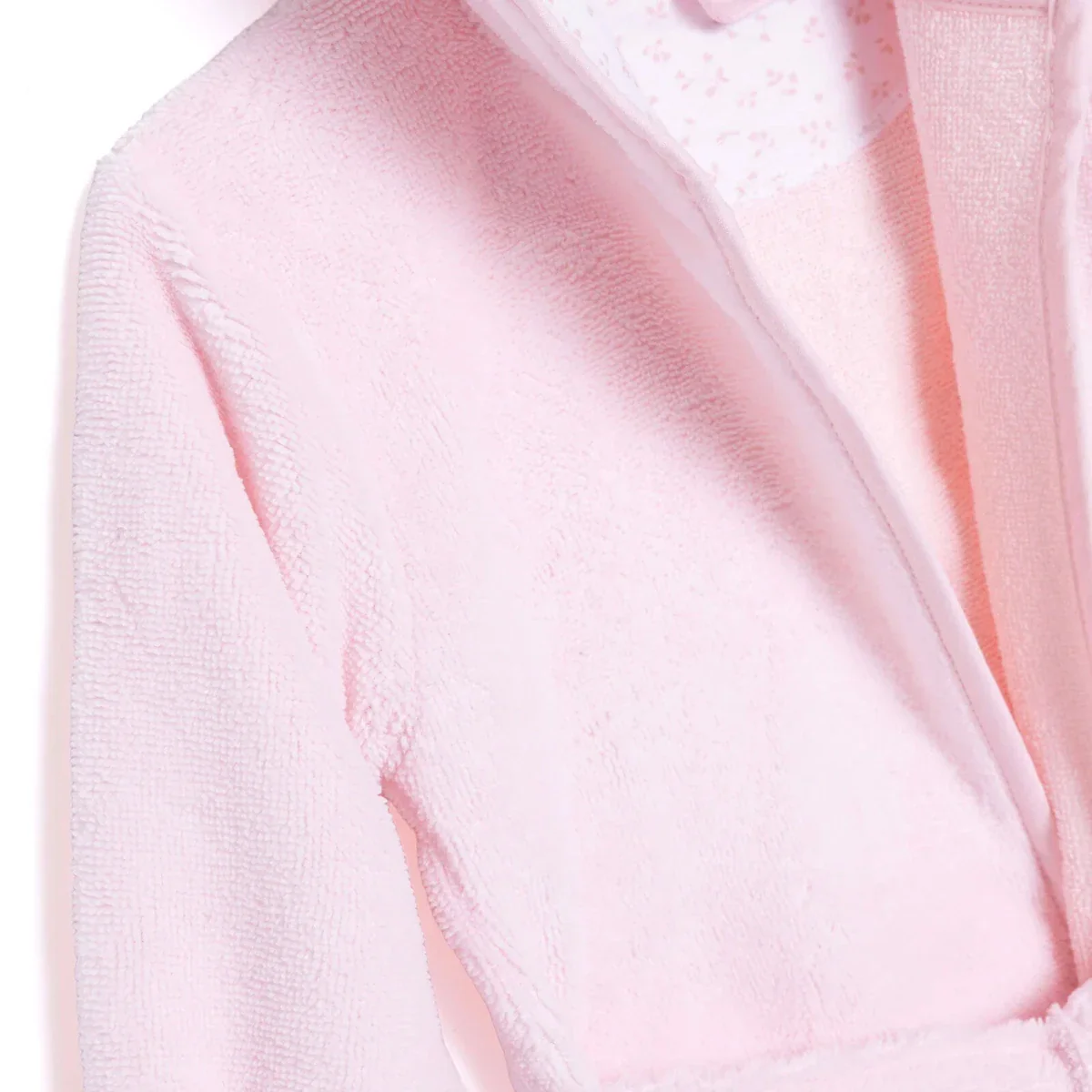 Baby Girl Bathrobe Hooded - Pink - Image 3