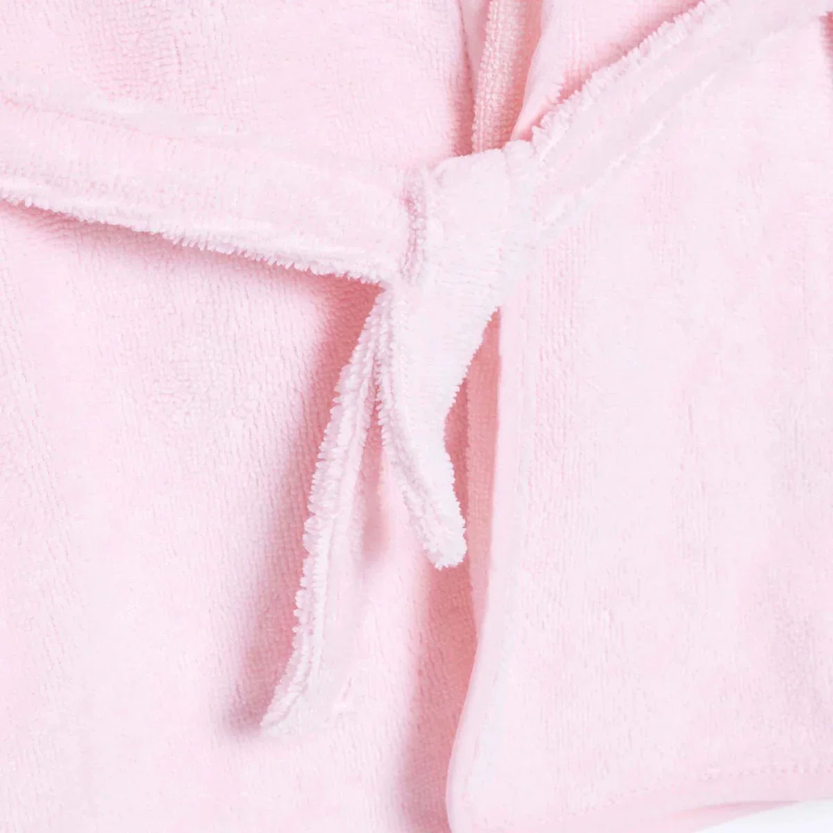 Baby Girl Bathrobe Hooded - Pink - Image 7