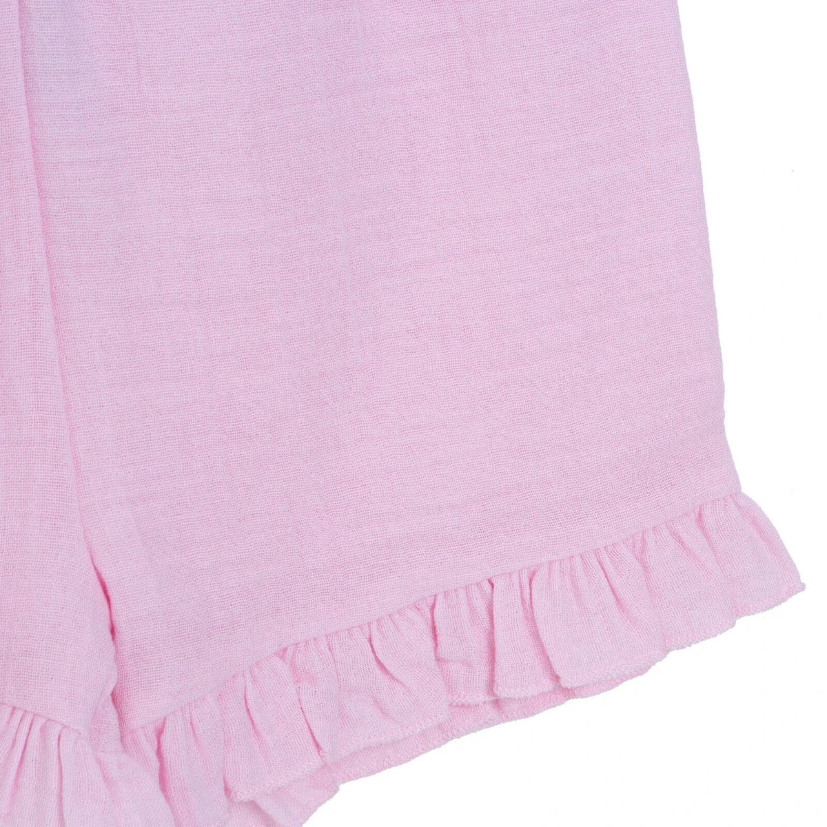 HelloBaby Girls Muslin Blouse & Shorts Set - Pink - Image 6