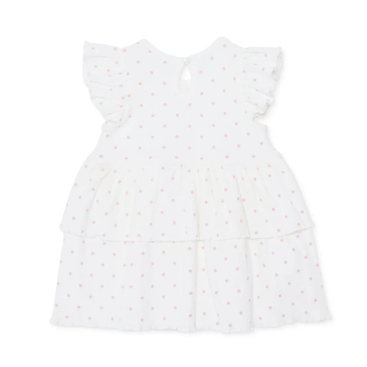 HelloBaby Girls Dress Bodysuit - Ecru - Image 2
