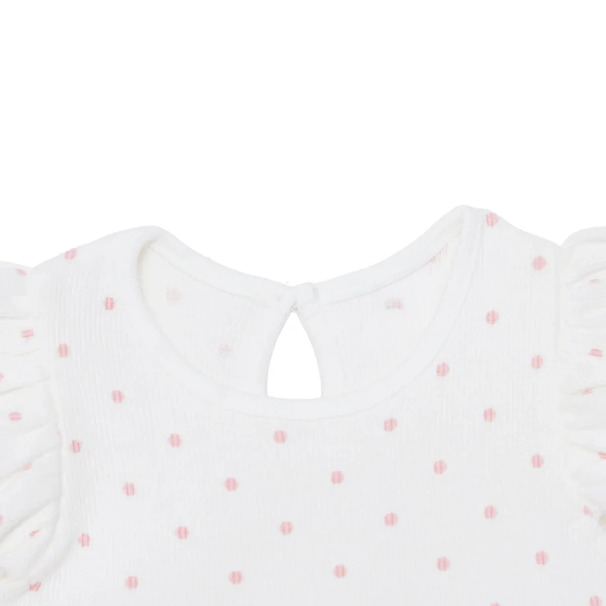 HelloBaby Girls Dress Bodysuit - Ecru - Image 3