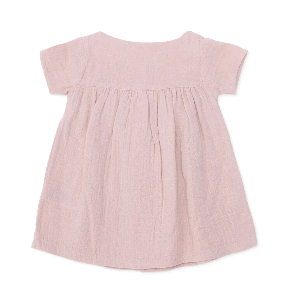 HelloBaby Girls Muslin Dress - Powder - Image 2